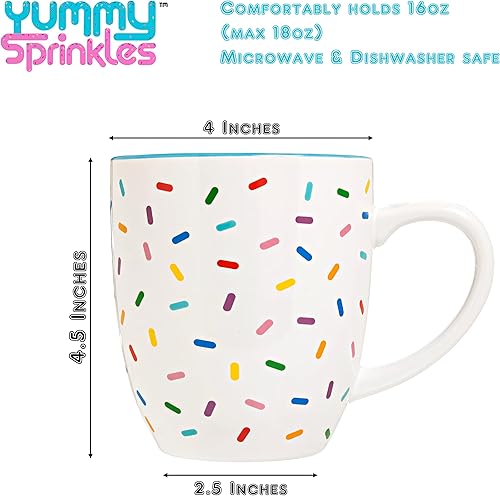 Miniatura 4 de Taza  Taza azul  Regalo de taza de café  Bonita taza de café  Divertida, grande, taza de café  Taza de pastel de cumpleaños  Taza de café y té con