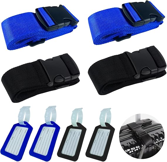 4 Pcs Cinghia Del Tetto Per Bagagli Corde Elastiche Cinghie Pesanti