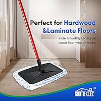 Vista 5 de HOMEXCEL Almohadillas de microfibra reutilizables compatibles con O-Cedar Hardwood Floor'N More, almohadillas de microfibra para la cabeza de mopa