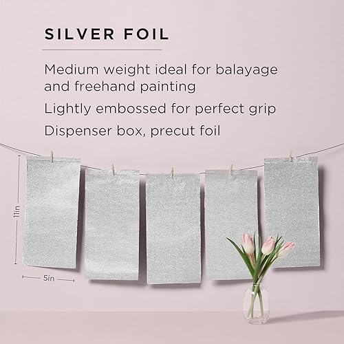 Miniatura 2 de Fromm Láminas para el cabello desplegables, láminas plateadas, suministros de cosmetología, esenciales para estilista, ligeras, ideales