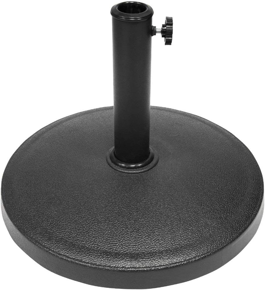 Netagon Heavy Duty 12kg Waterproof Resin Parasol Securing Base Weight Garden Umbrella Furniture Stand