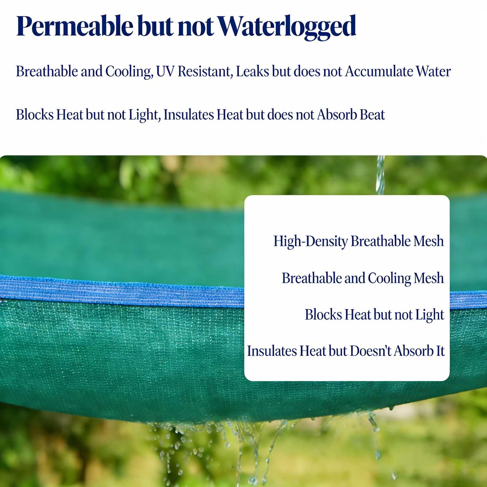 Red de jardín verde oscuro 85% protección UV, fácil de instalar, malla solar para patio y jardín (4 x 6 m) – Solut de bloqueo solar