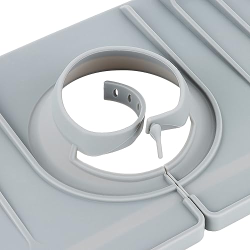 Miniatura 2 de El protector contra salpicaduras de silicona negra para fregadero de cocina pequeño (14 pulgadas) es un gran colector de goteo de agua y protector