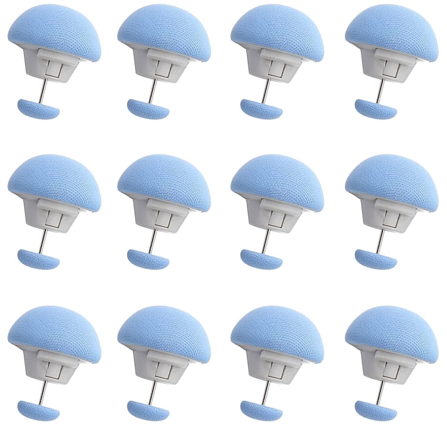 Duvet Clips, Duvet Cover Clips, Sheet Button Fasteners, Mushroom Quilt Fixing Pins, Anti-Slip Bed Sheet Holders, Bedding Accessories for Blanket & Comforter | Pack of 12-picture-45