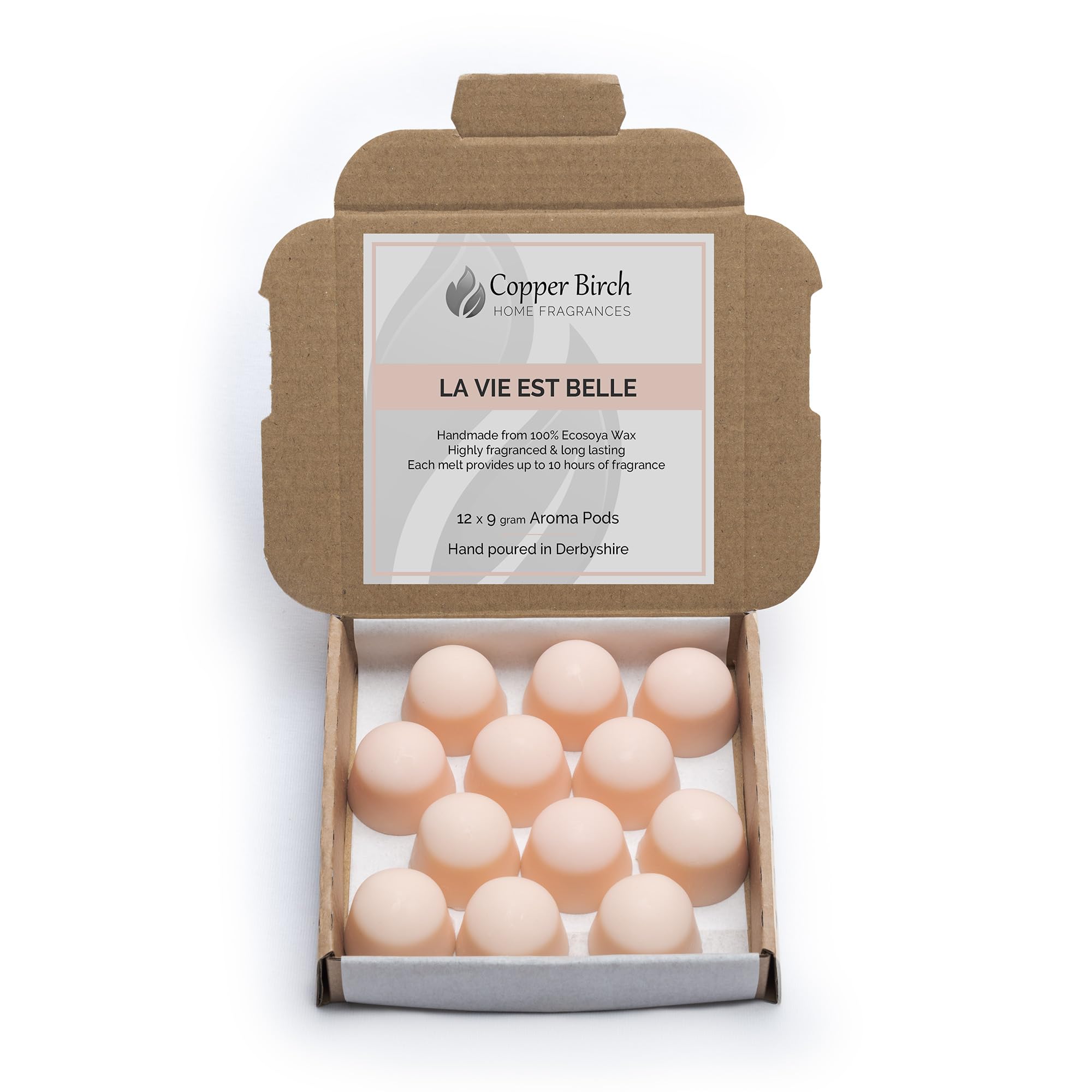 Premium Inspired by La Vie Est belle Scented Wax Melts - 9 grams each, Boxed Set of 12 - Long-Lasting, Highly Fragranced Home Aromatherapy