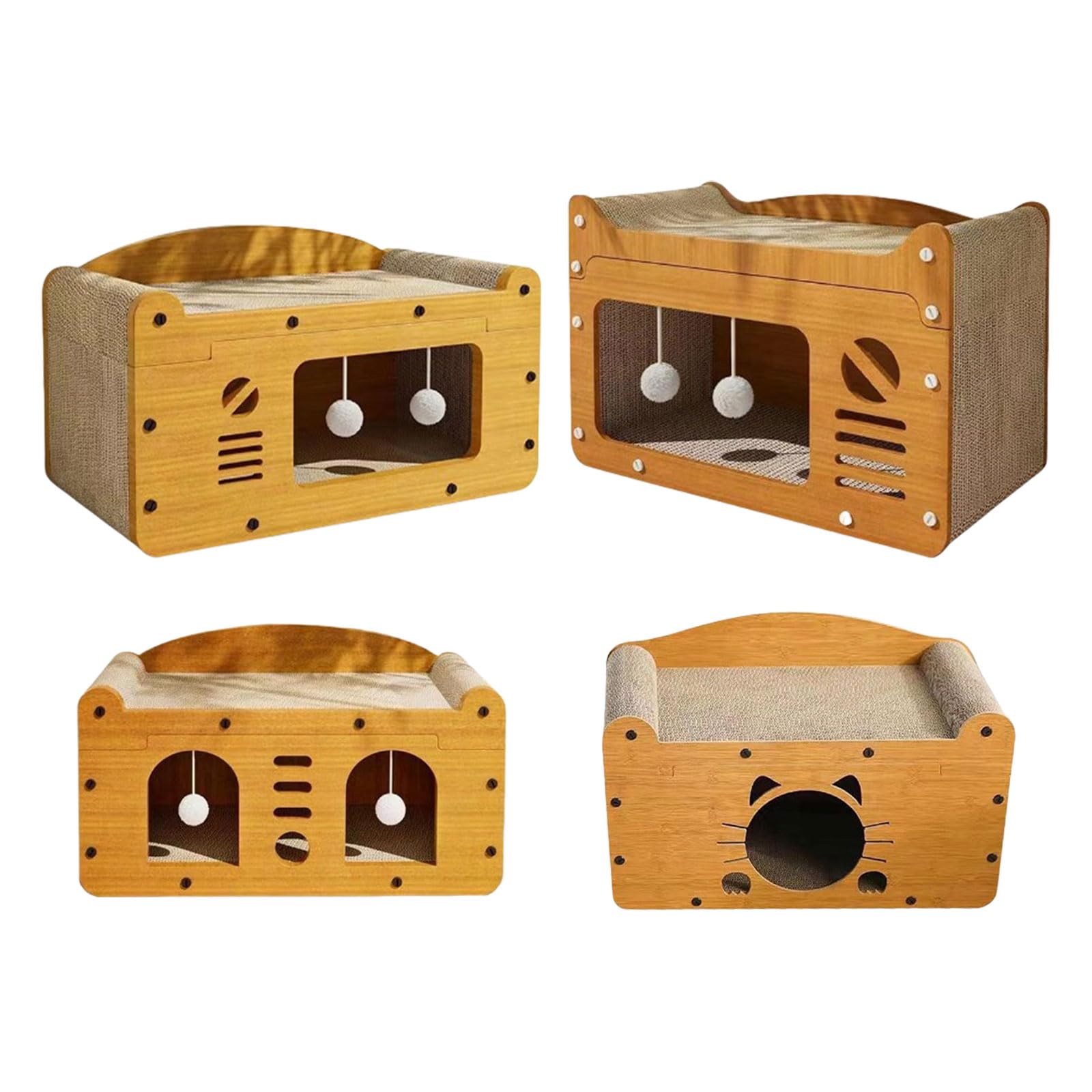 Chat griffoir dessin animé lit canapé pour intérieur maison chaise longue jouet pour petits grands meubles pour chats d'intérieur