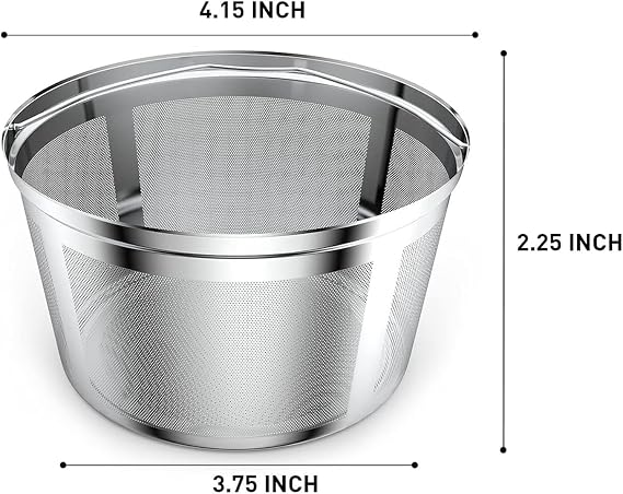 Reusable kduo coffee filter Compatible With K-Duo Essentials coffee maker filter and K-Duo Brewers coffee Machines filter only