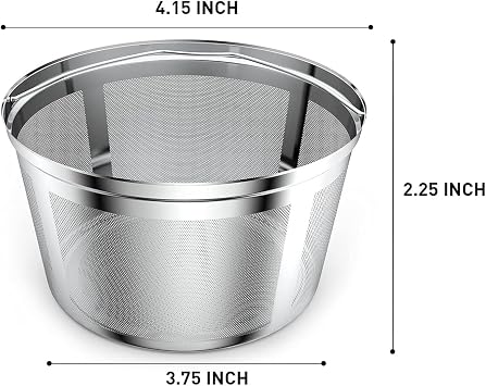 Reusable kduo coffee filter Compatible With K-Duo Essentials coffee maker filter and K-Duo Brewers coffee Machines filter only