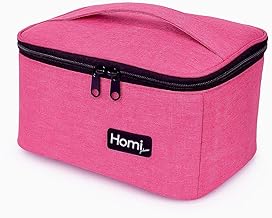 شنطة حرارية أنيقة وعملية مع عزل ممتاز من هومي بلس سعة 5.5 لتر - لون وردي