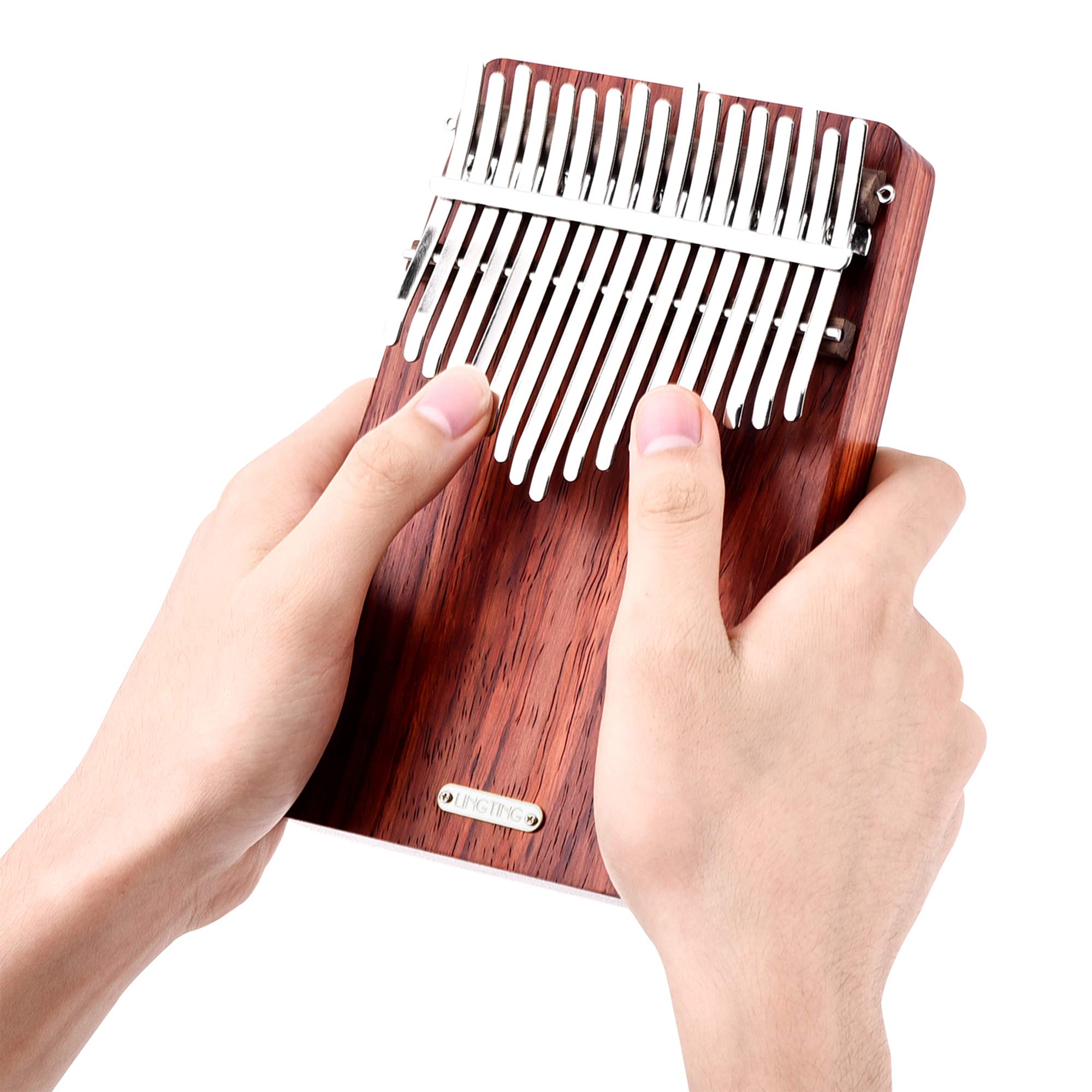 Kalimba 17 Tasti in Mogano Thumb Piano Mbira Strumento Musicale Africa Finger Piano Machine, Instrumento Musical