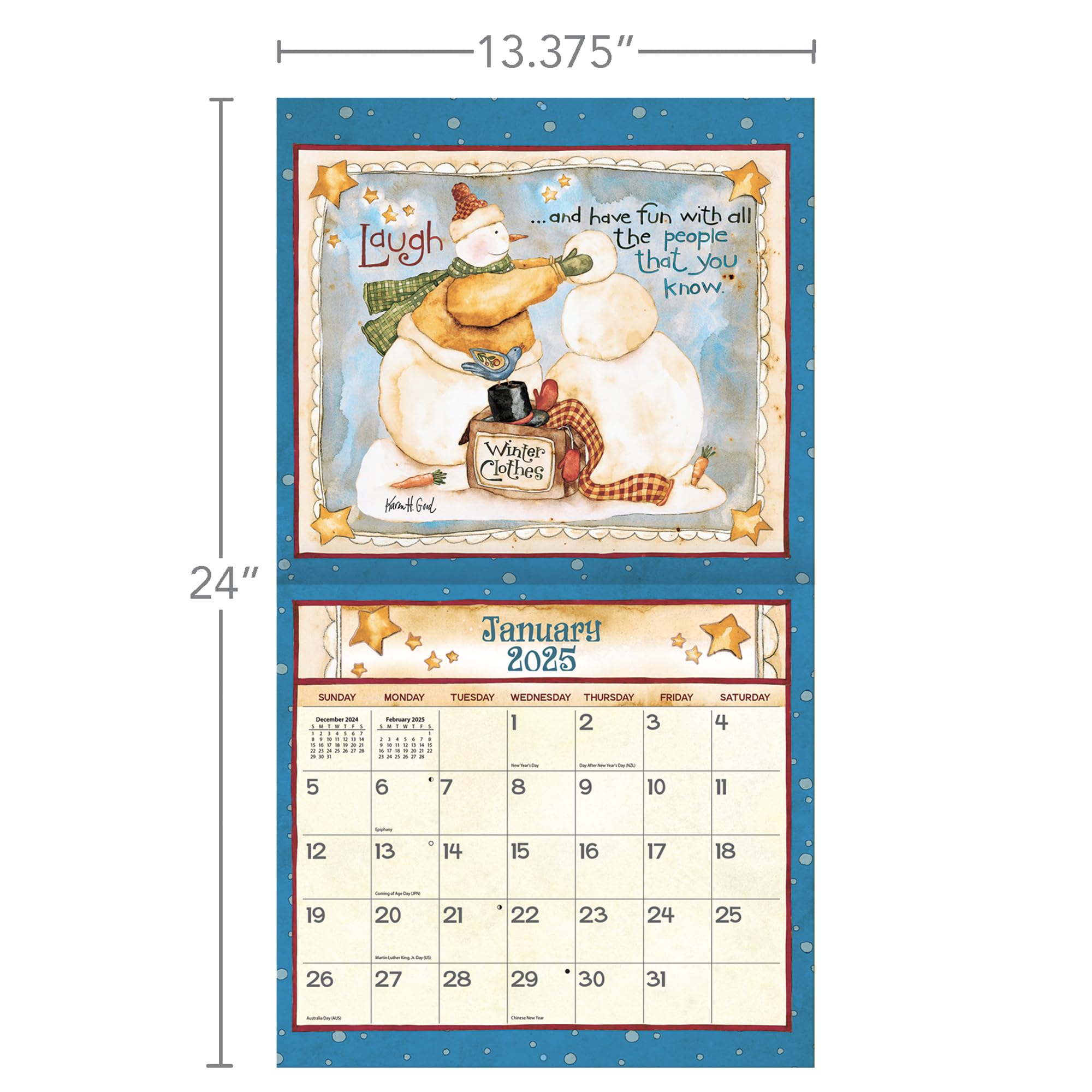 LANG Simple Life™ 2025 Wandkalender (25991001879)
