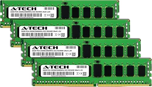 Miniatura 2 de A-Tech 64GB Kit (4x16GB) RAM for ASUS Rack Server RS400-E8-PS2-F, RS500-E8-RS4, RS540-E8-RS36-ECP, RS700-E8-RS4, RS720Q-E8-RS12 | DDR4 2400MHz