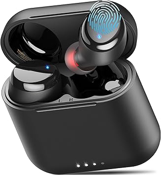 TOZO T6 Wireless Earbuds Bluetooth 5.3 with Wireless Charging Case, IPX8 Waterproof, 50H Playtime