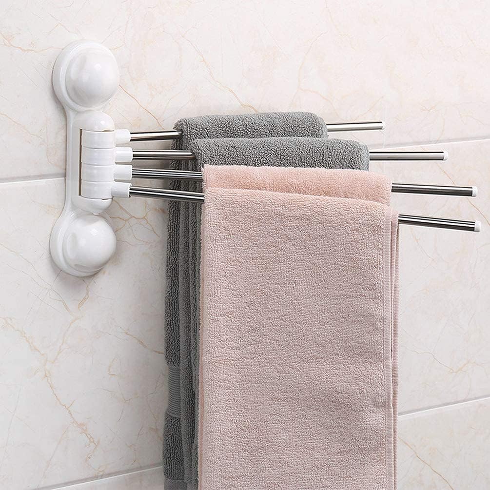 Wonder Laboタオルハンガー 洗面所 タオル掛け 吸盤 ふきん掛け トイレ キッチン おしゃれ 壁 タオル