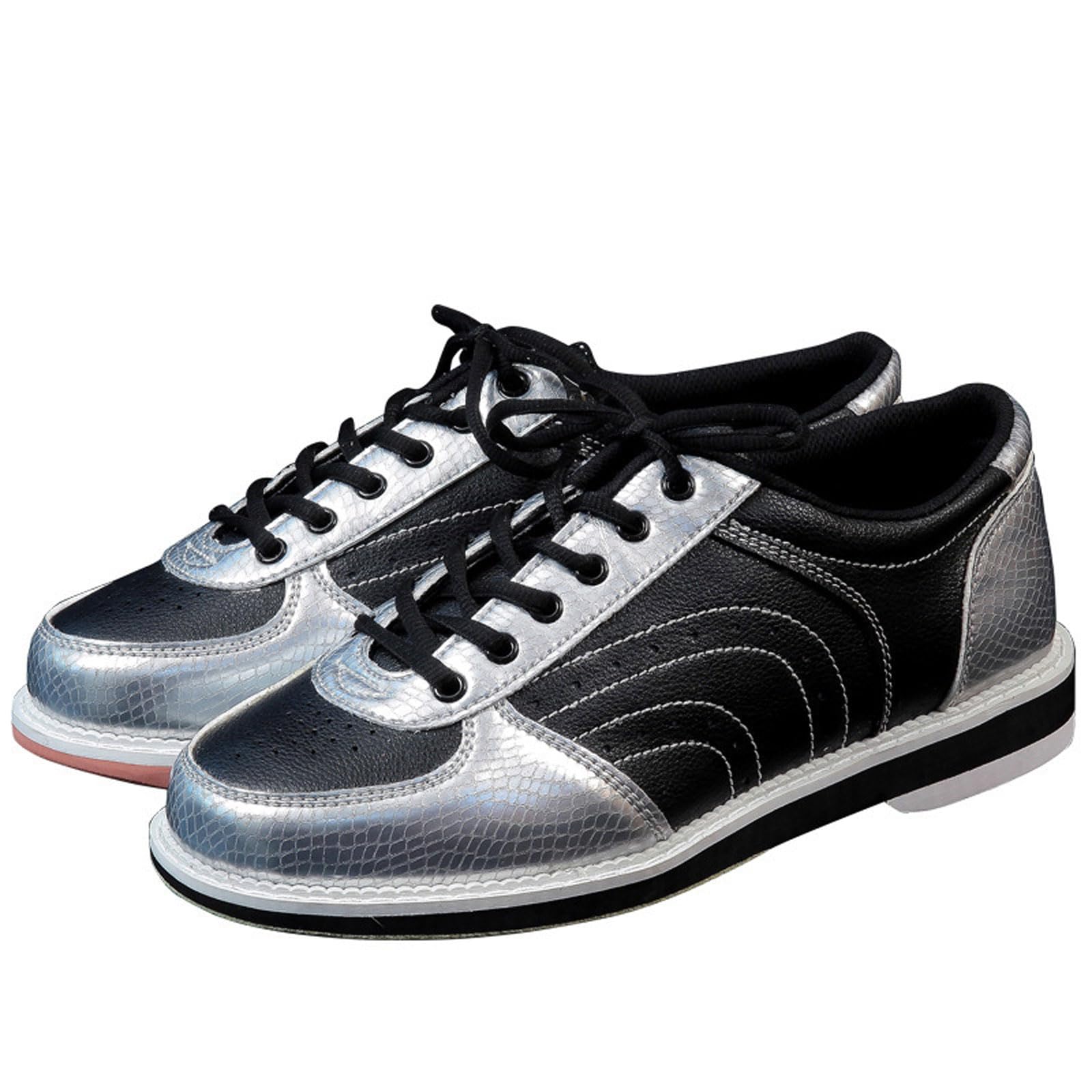 Unisexe Chaussures de Bowling,Chaussures De Bowling Hommes/Femmes,Chaussures D'entraînement De Bowling,Respirantes Antidérapantes,Casual Bowling Entraîneurs,pour L'intérieur Et L'extérieur
