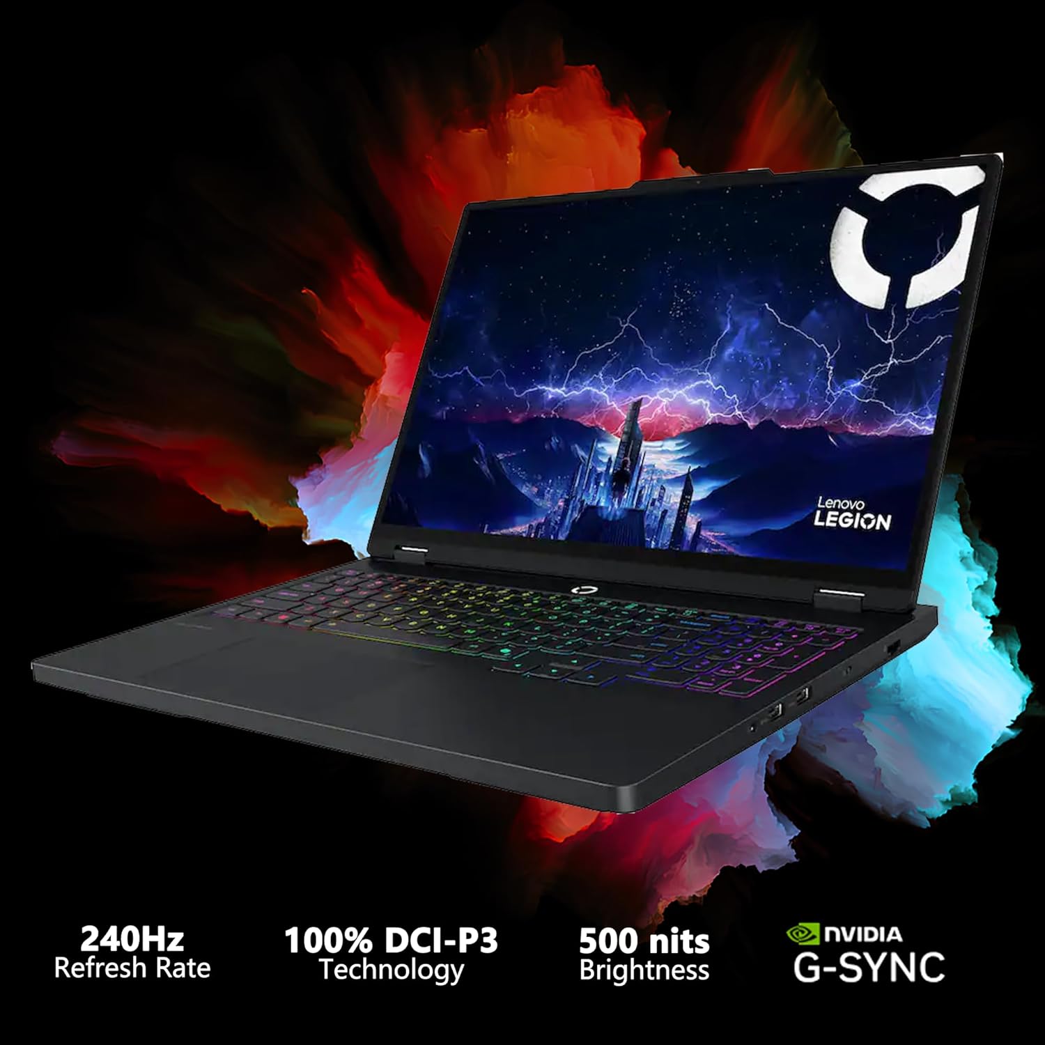 Lenovo Legion Pro 5 Gaming AI Laptop 16" WQXGA 2560x1600 OLED 165Hz Intel 24-core Ultra 9 275HX 64GB RAM 4TB SSD GeForce RTX 5070 DLSS4 (Up to 798 AI Tops) RGB Backlit Harman Wi-Fi7 Win11Pro ICP Hub