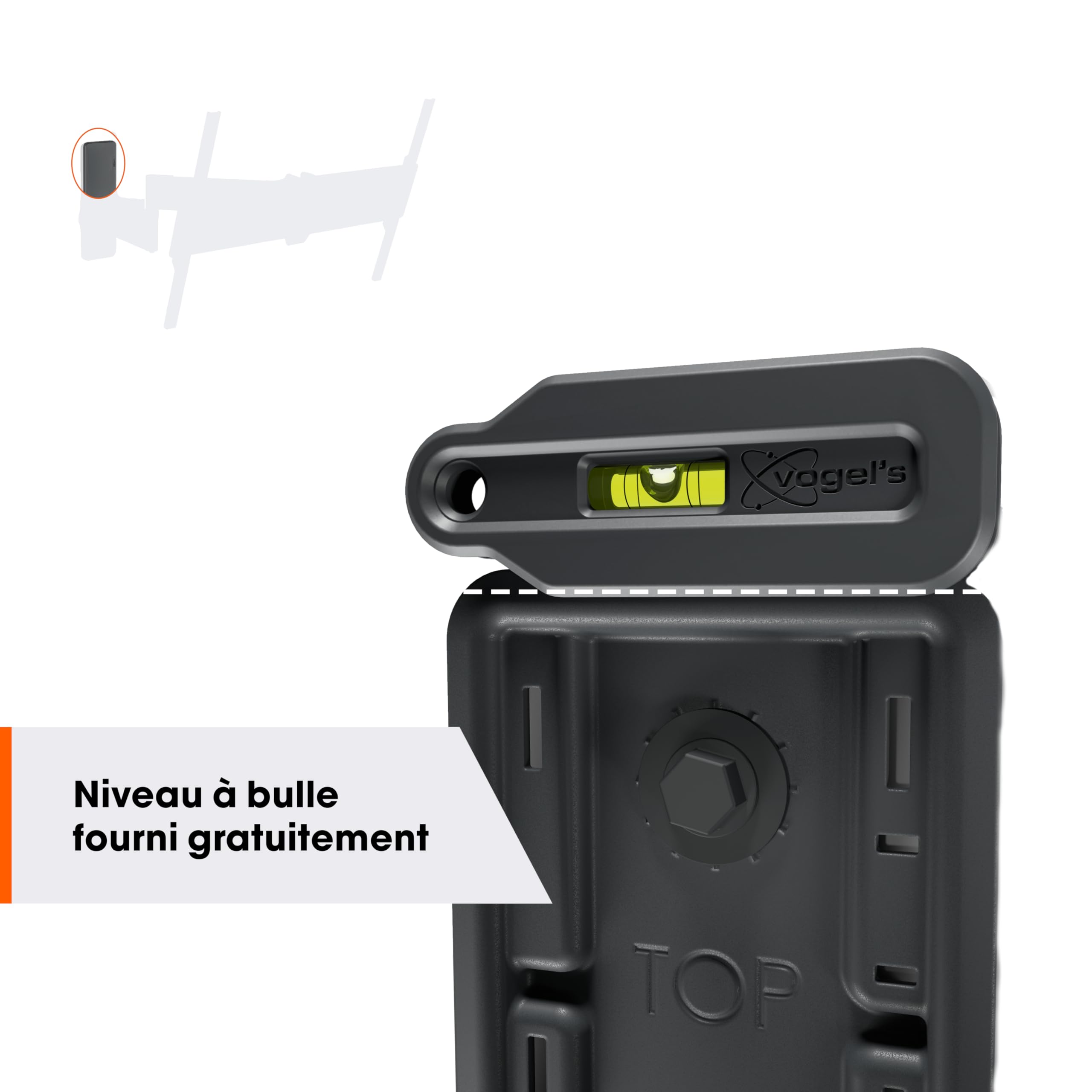 Vogel's TVM 1225 Support Mural TV orientable pour téléviseurs 19-43 Pouces, Poids Max. 15 kg, Pivotant jusqu'à 120º, Support TV Totalement orientable Max. VESA 200x200, Compatibilité Universelle | Compatibilité universelle, Bras simple, Certifié TÜV, Char