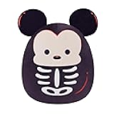 Squishmallows Original 12in Disney Skeleton Mickey Mouse – Official Jazwares Halloween Plush (Medium-Sized)