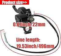 Vista 3 de Cilindro maestro de freno delantero izquierdo compatible con Polaris Sportsman Magnum Scrambler Big Boss Hawkeye Sport Trail Blazer Worker Xpedition