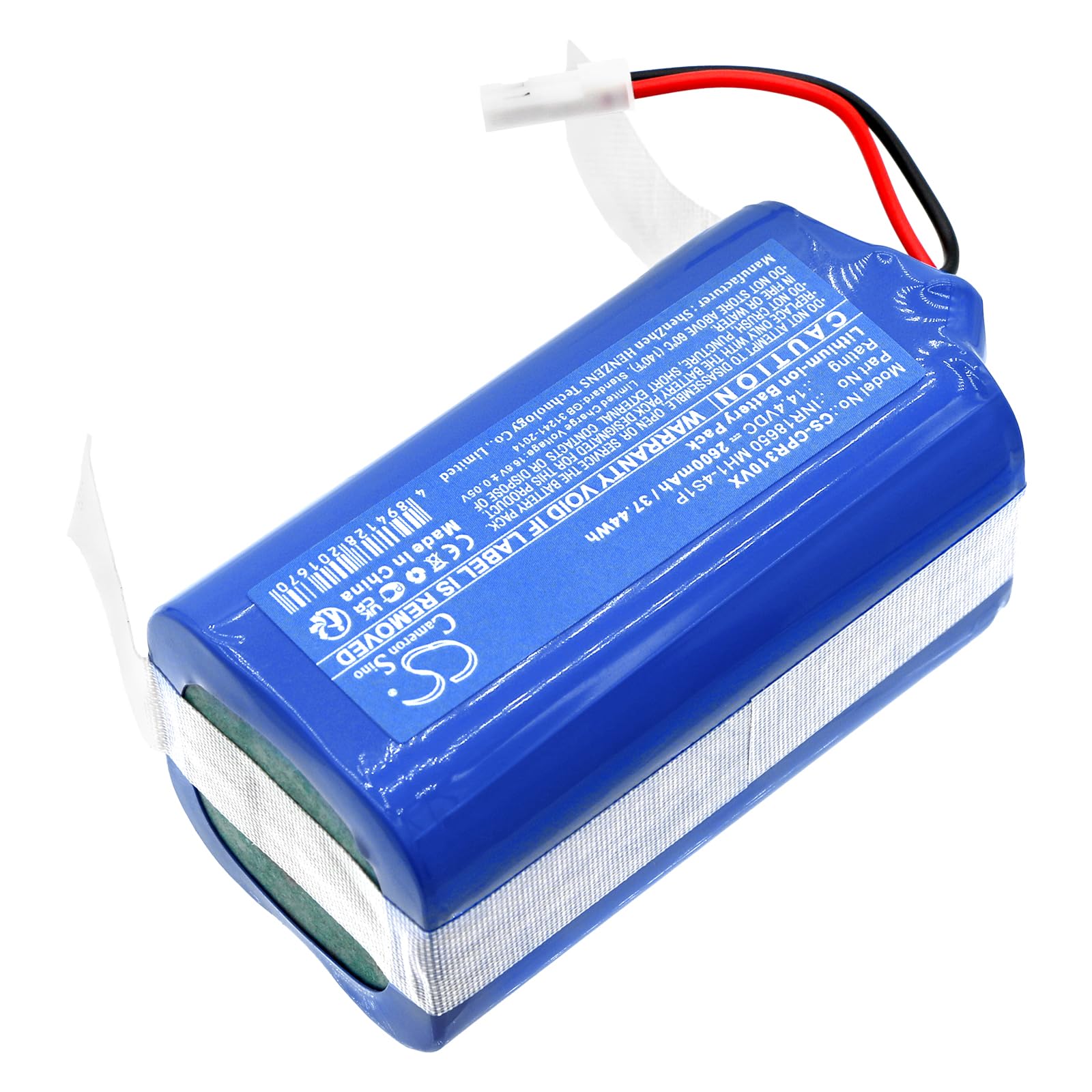 FYIOGXG CS Battery for Concept VR3000, VR3100, VR3110, VR3115 PN:Concept BYD INR18650 M26-4S1P, INR18650 MH1-4S1P 2600mAh / 37.44Wh