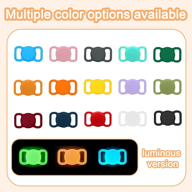 Foto 7 de 7 de Soporte personalizado para collar de perro para Airtag, placa de perro personalizada con GPS para Airtag