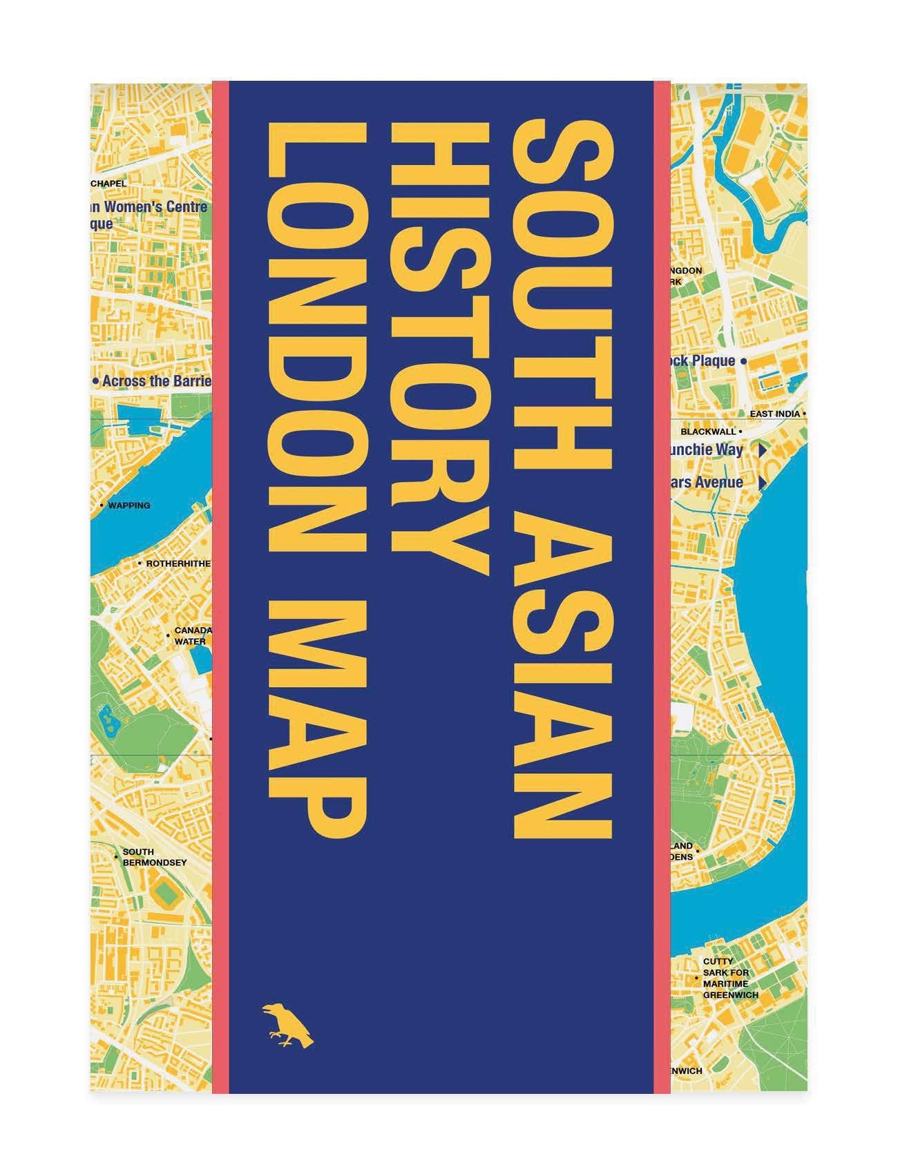 South Asian History London Map: Guide to South Asian Historical Landmarks and Figures in London (Blue Crow Media Architecture Maps)