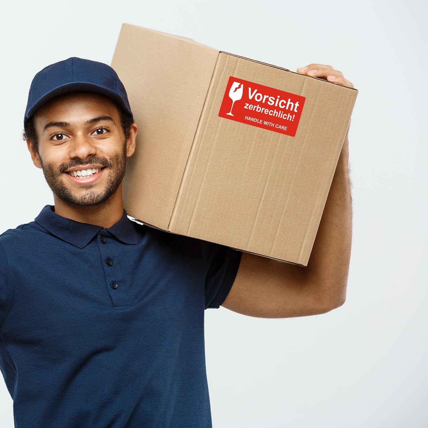 Etichetta Fragile Stampabile Per Pacchi Spedizione. 4511179 Arte Vettoriale A Vecteezy - Foto 2