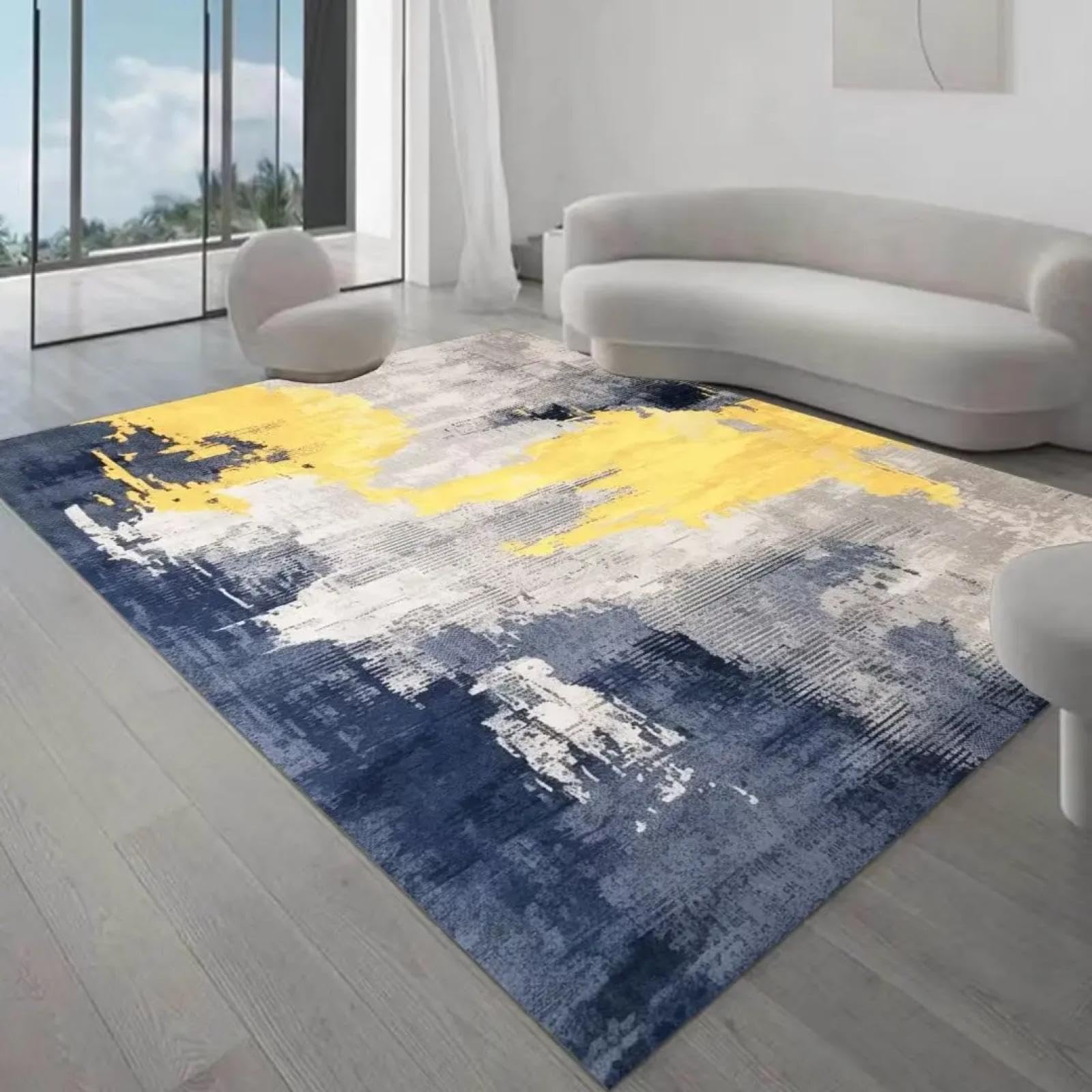 Tapis de salon élastique contre le sol froid pour sécuriser les jeux au sol