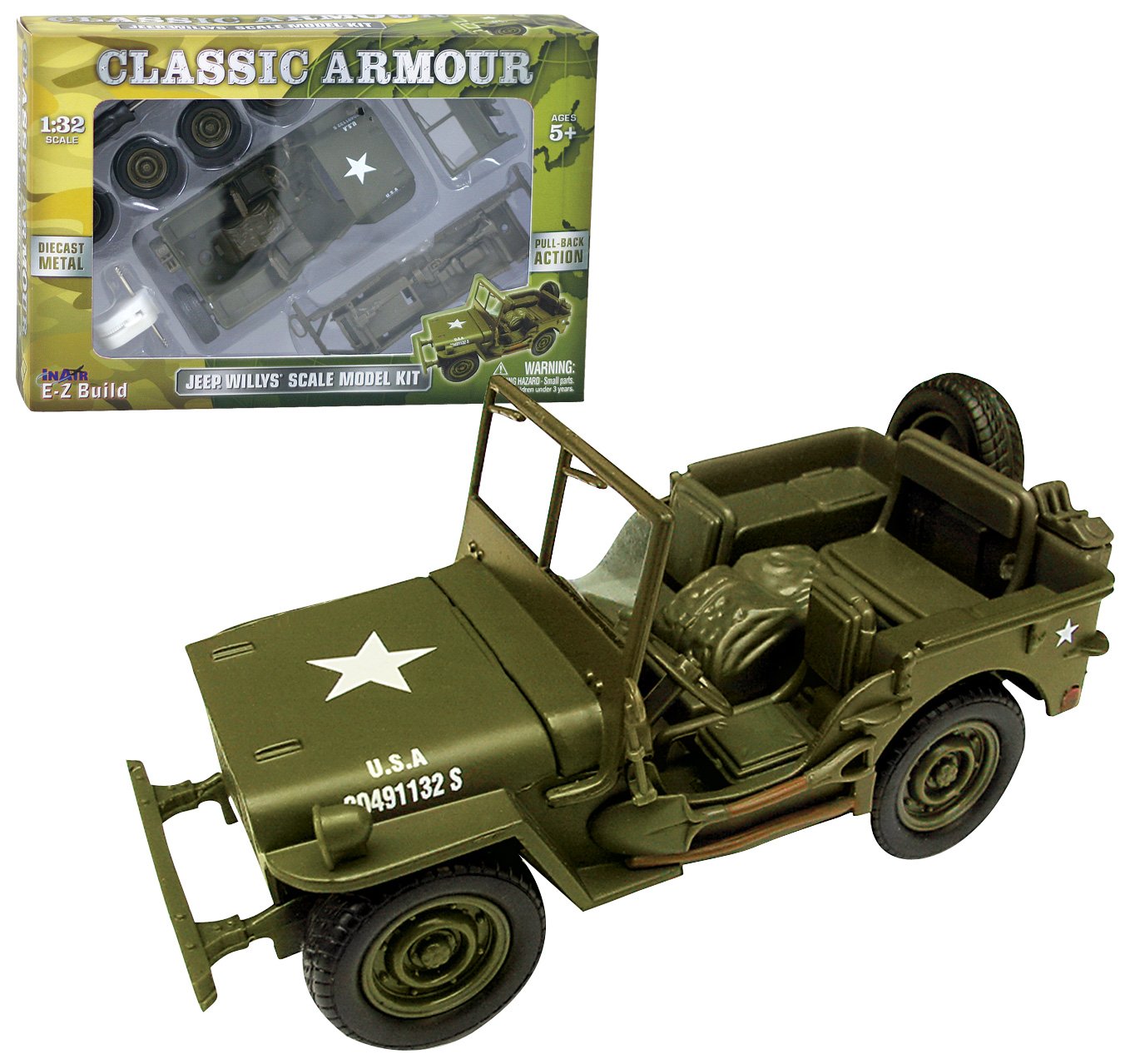 Classic Armour Jeep Willys Model Kit Amazon.in