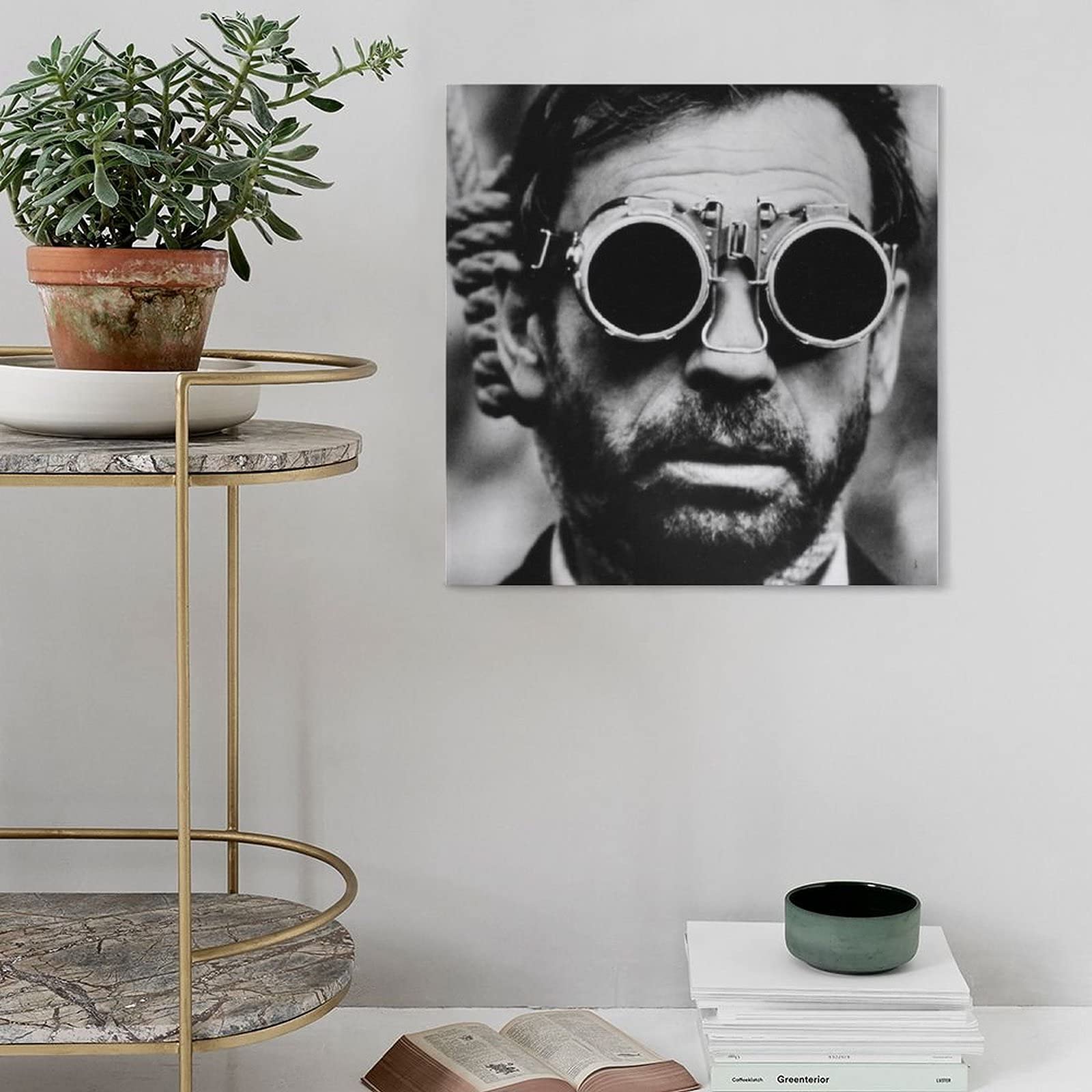 Poster Sur Toile Yves Montand - Affiche Décoration Murale Élégante Pour Chambre, Salon, Bureau - 30 X 45 Cm Sans Cadre
