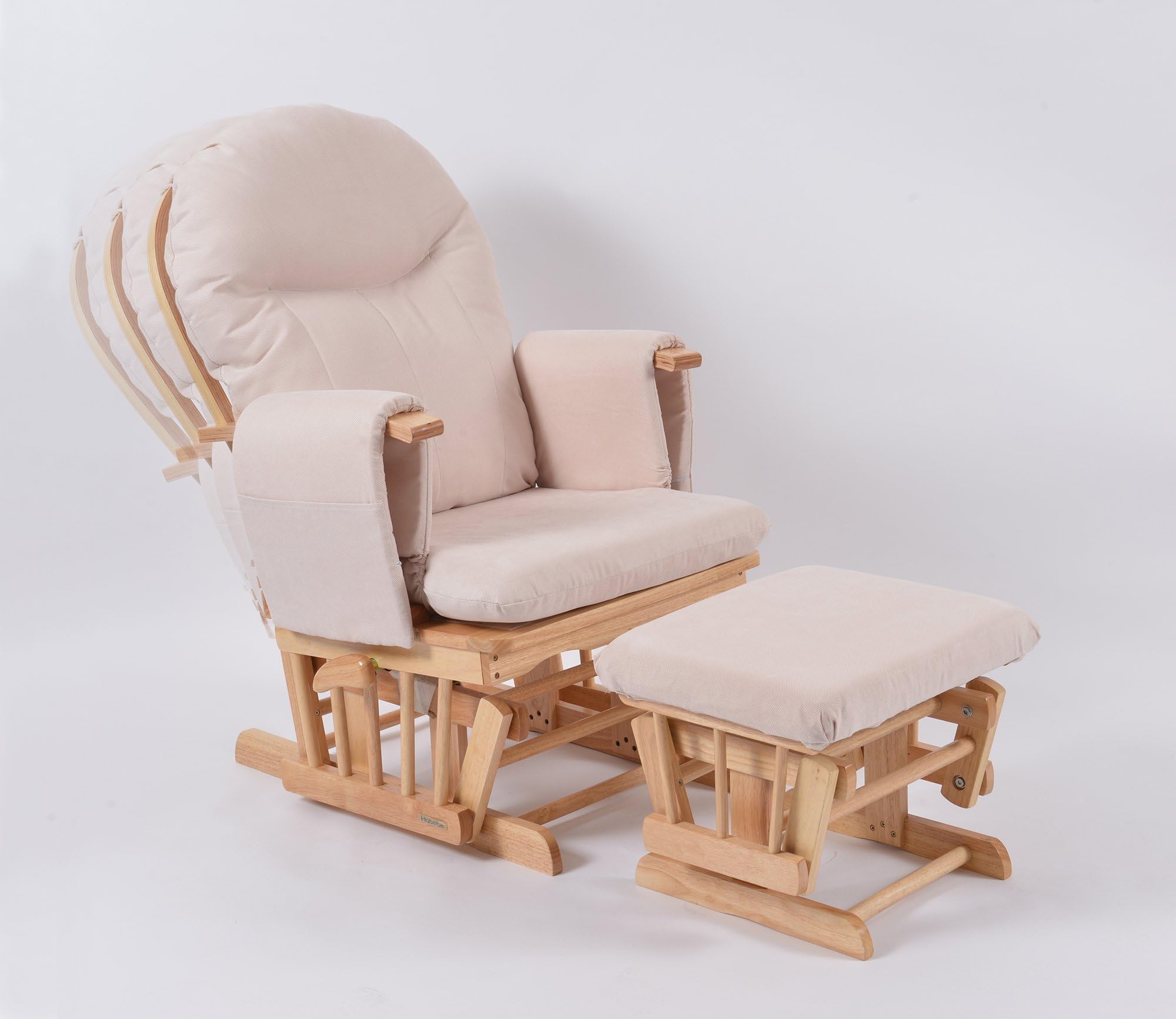 Habebe Glider Rocking Nursing Recliner Chair with footstool