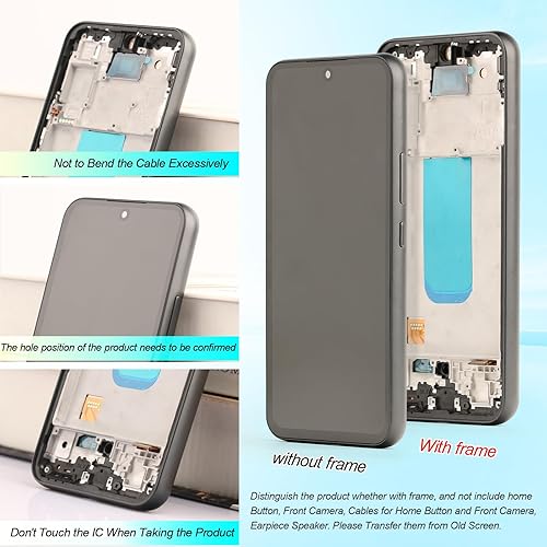 Miniatura 4 de YHXMARSCAN Pantalla LCD para Samsung Galaxy A13 5G Reemplazo de pantalla para Samsung Galaxy A136U pantalla táctil digitalizador Asamblea (con marco)