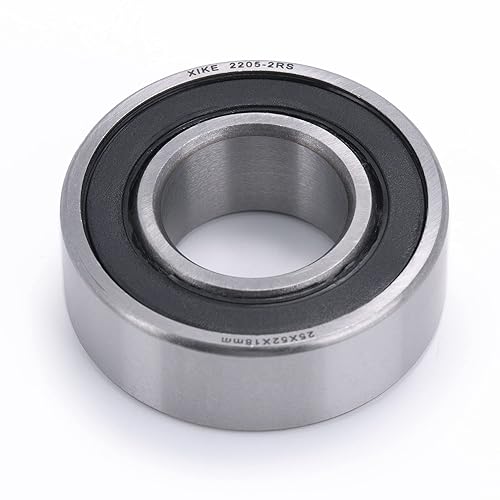 Miniatura 52 de XIKE 1 Pcs 2204-2RS Sealed Self-Aligning Ball Bearings 20x47x18mm, Lubricated and Chrome Steel Fits