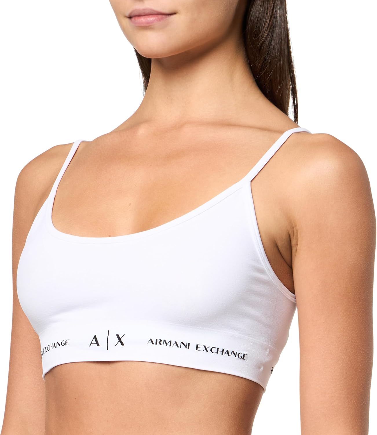 Armani Exchange Womens Icon Seamless Bralette Bra - Image 3