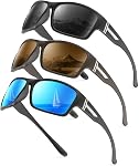 KALIYADI Polarized-Sunglasses Men Sports Sun-Glasses: Men Polarized Sunglasses Women UV400 Protection for Fishing Golf