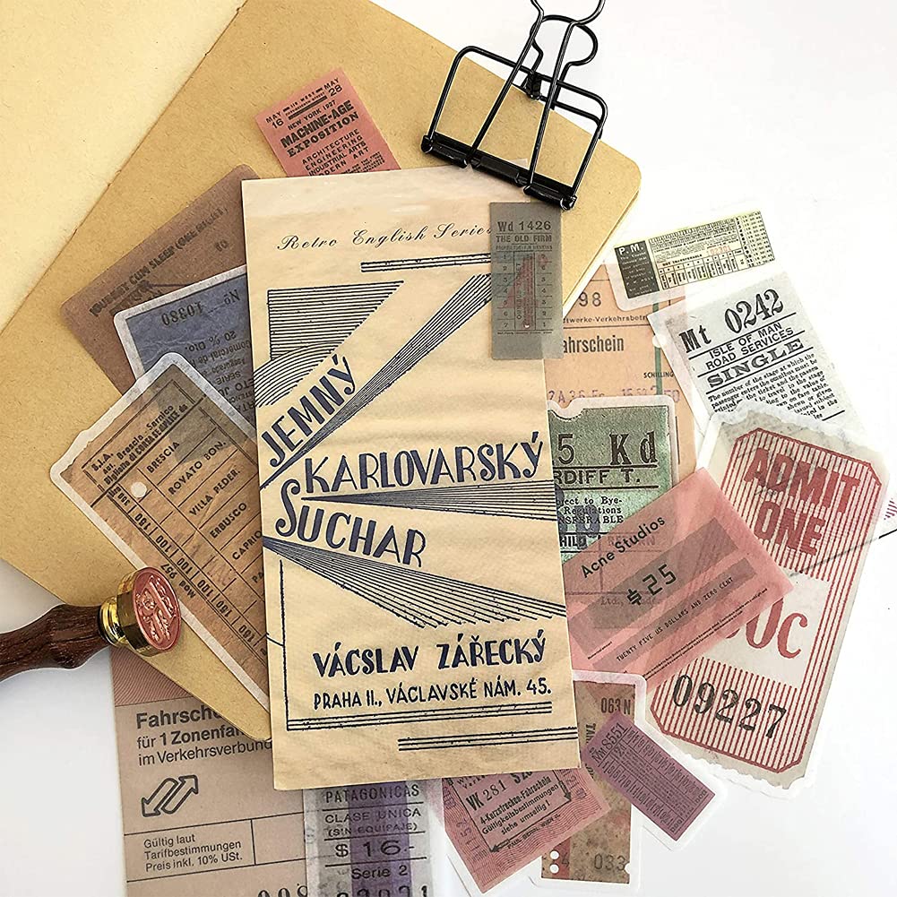 Lot 100 Autocollants Vintage Sorcière Forêt – Stickers Aesthetic Witch Anime Pour Ordinateur, Skate, Valise, Scrapbooking