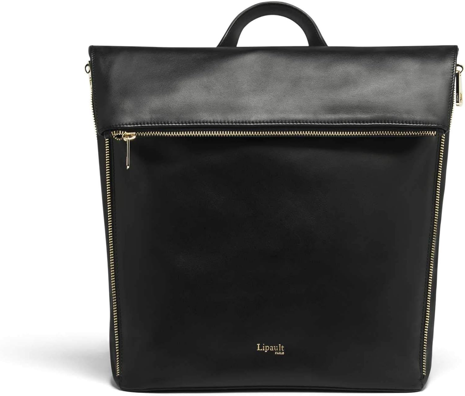 lipault leather backpack