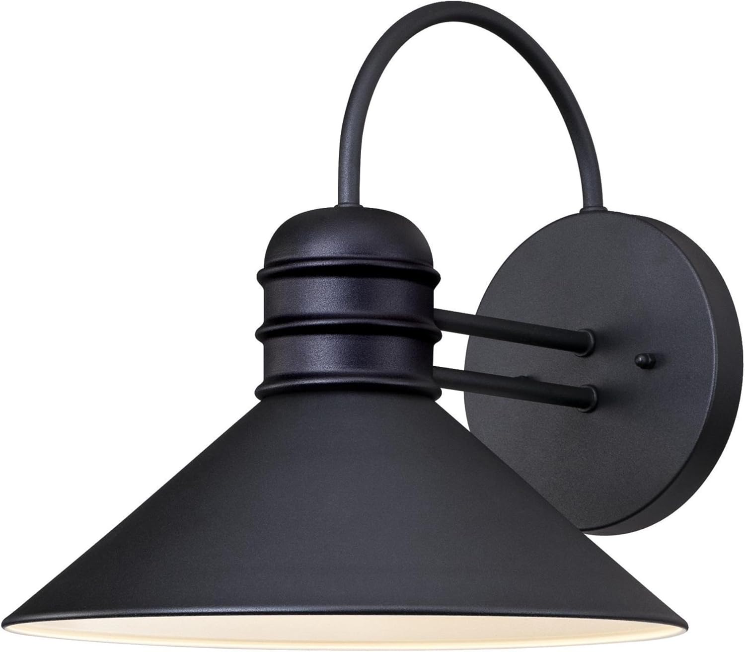 Westinghouse Lighting 6204400 Watts Creek Wall Lantern, Textured Black Finish on Steel