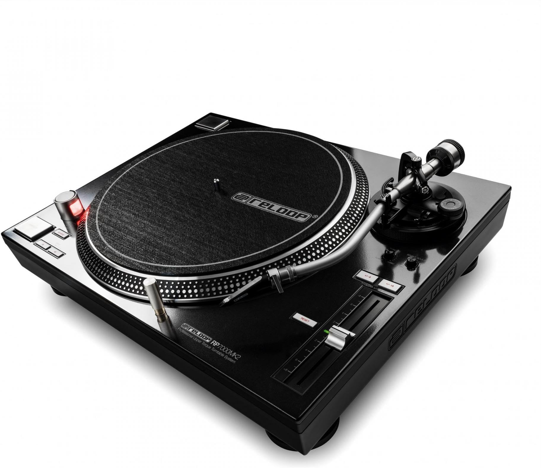 RP-7000 MK2 Professional Upper Torque Turntable System, Black
