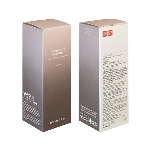 Miniatura 8 de HARUHARU Wonder Aceite limpiador hidratante de arroz negro, 5.1 onzas líquidas, doble limpieza, removedor de maquillaje diario, limpiador de aceite