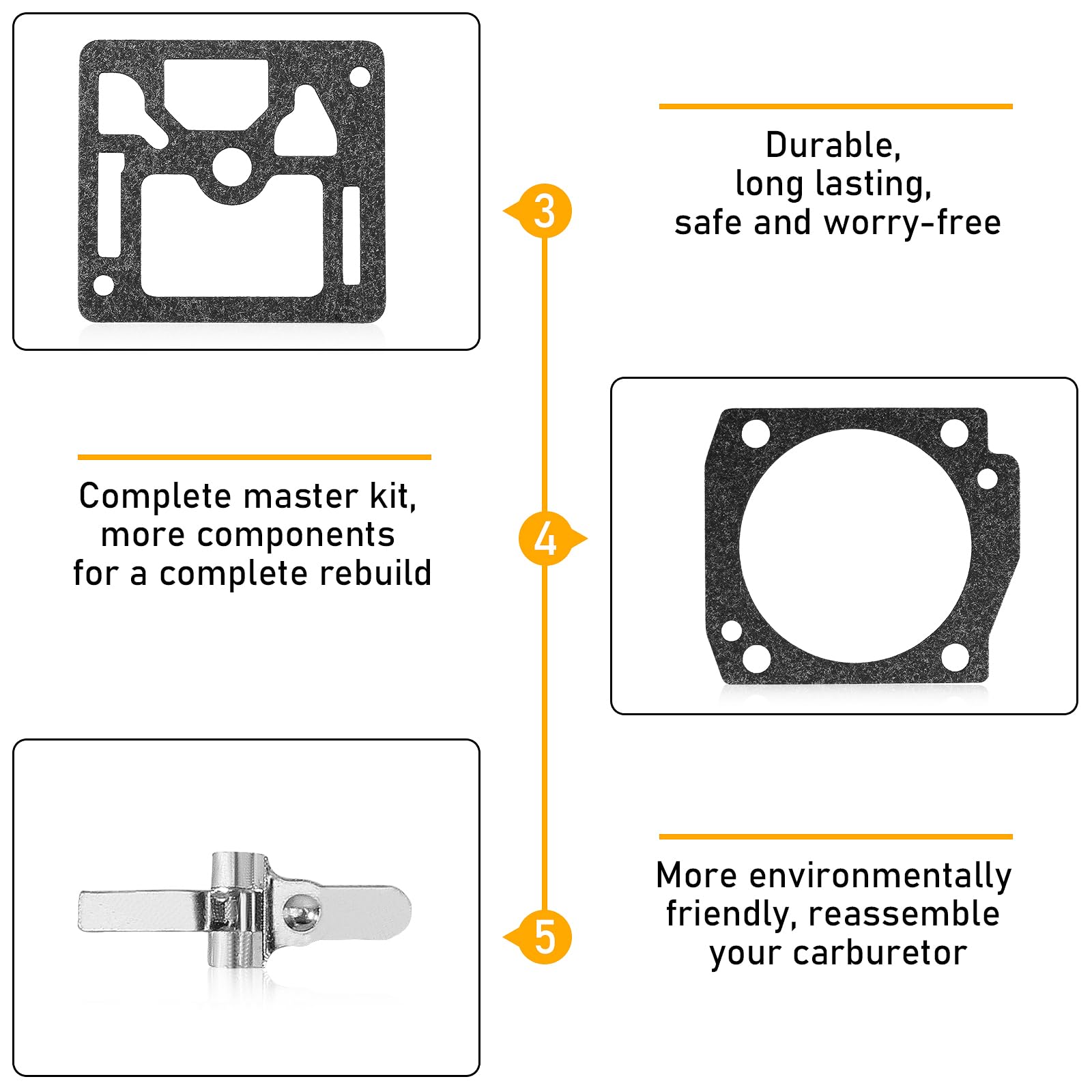 Kit Riparazione Carburatore ZAMA RB-31 Per Motoseghe Stihl 034, 036, MS360