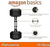 Vista 2 de Yaxa Basics Rubber Hex Dumbbell Hand