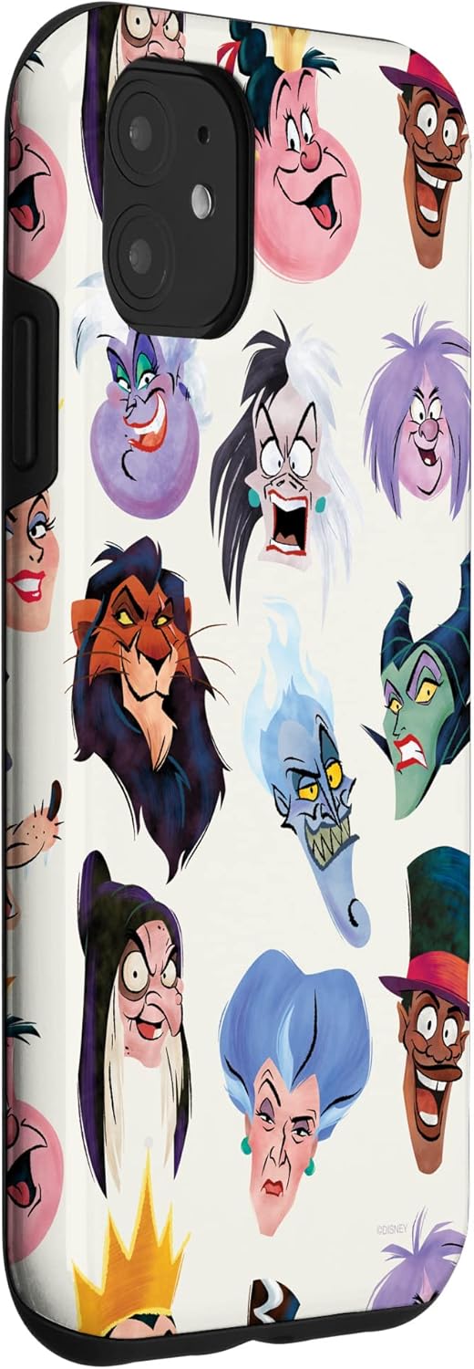 Disney Villains Vile Visages of Villainy Case for iPhone 11