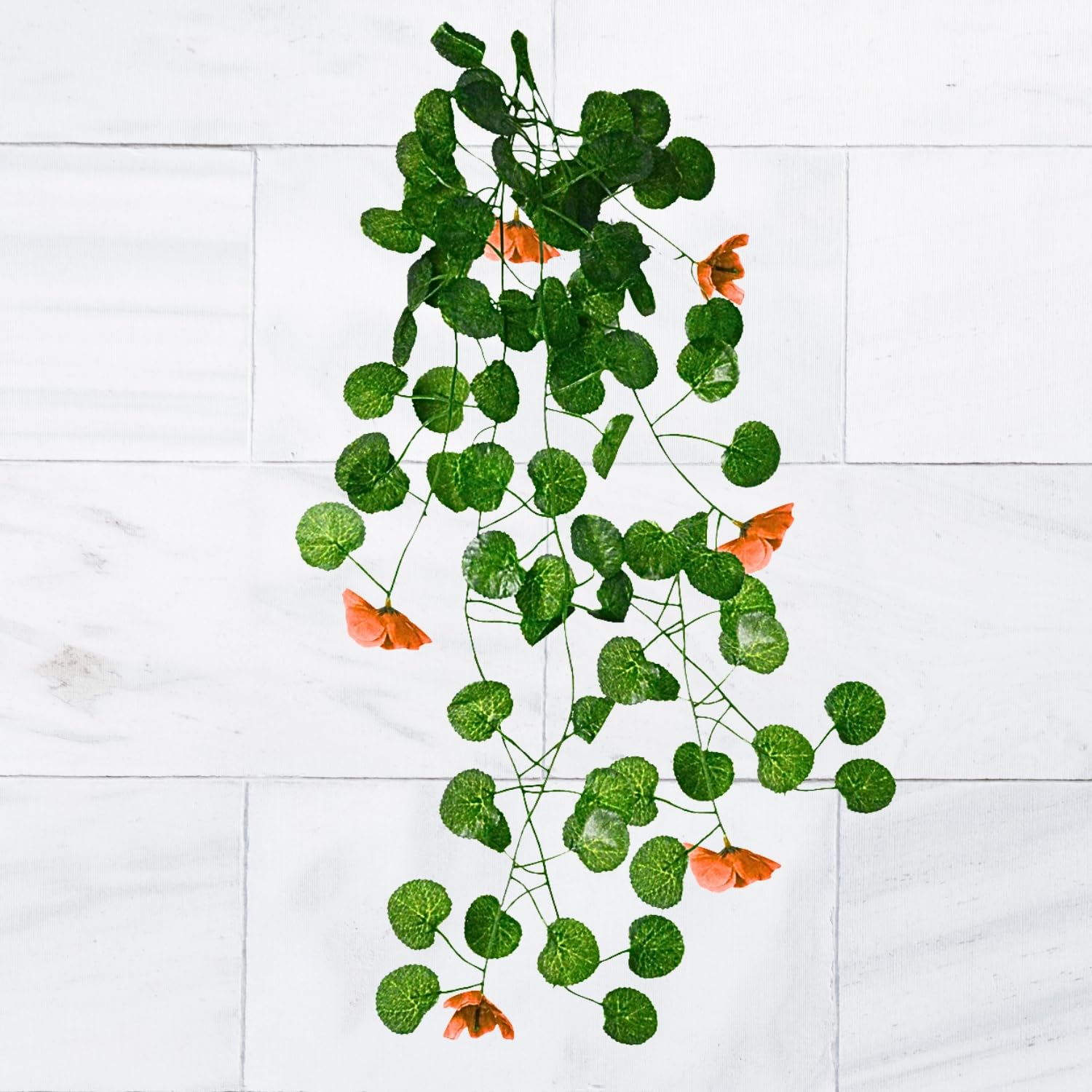Blue Artificial Flowers Hanging Plant - Home Decor -22