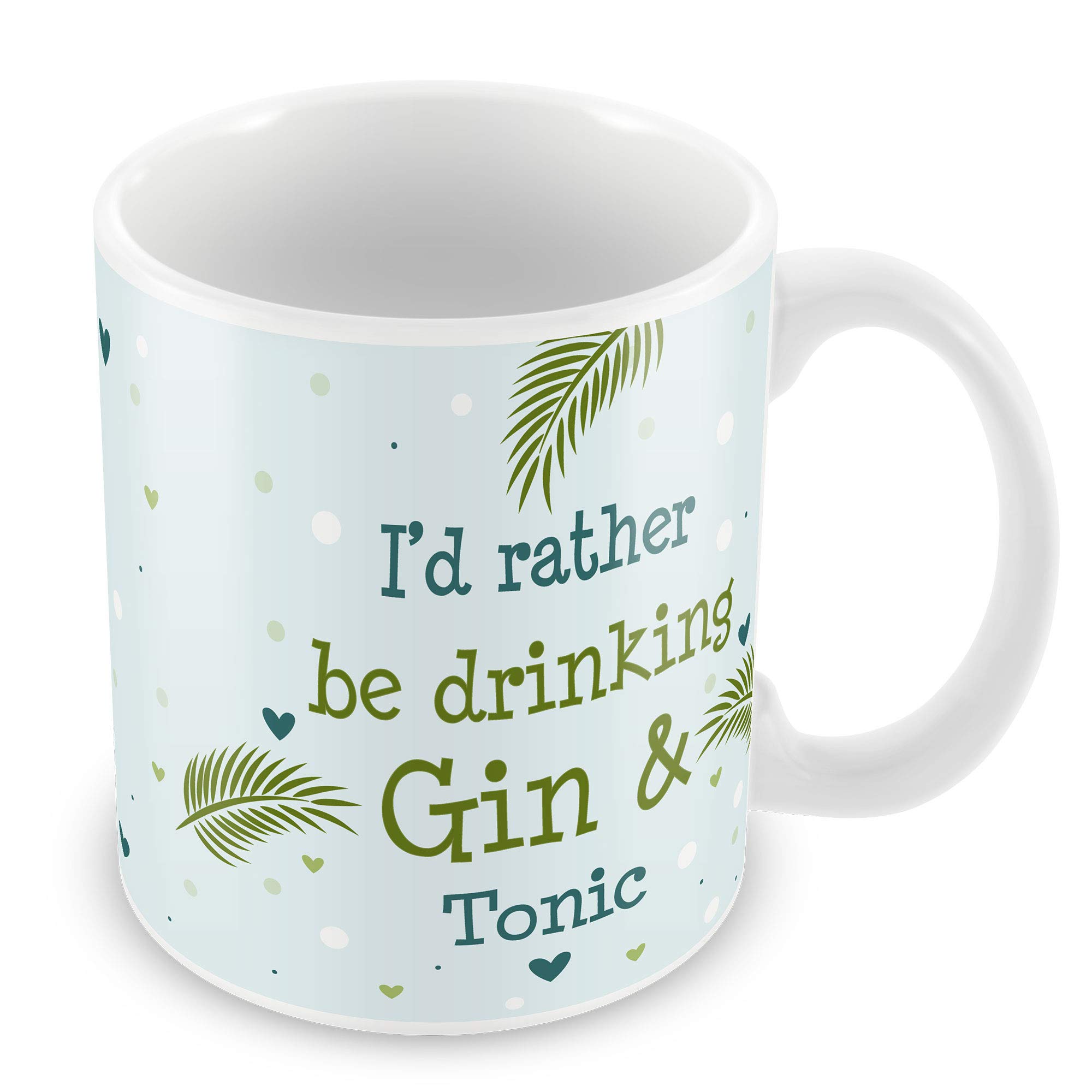 RED OCEAN Drinking Gin & Tonic Novelty Gift Mug Friendship Birthday Christmas Gifts