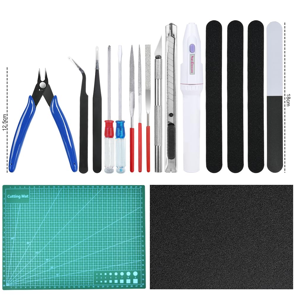 HOTUT Gundam Craft Set 33 Pezzi Kit Strumenti Base Modello Hobby Building