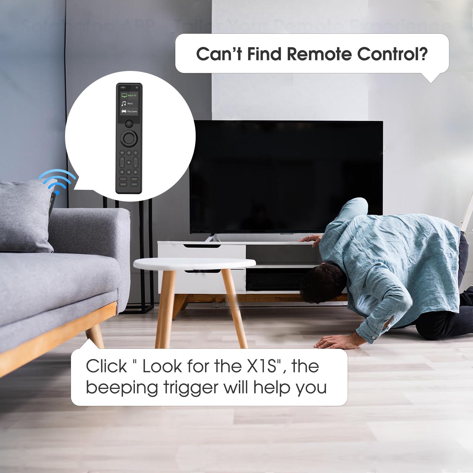 SofaBaton X1S Universal Remote with Hub, All in One Universal Remote Control with SofaBaton Customize APP, One Touch Activities, Compatible with 60 Devices, Compatible with Alexa Google Assistant — view 7