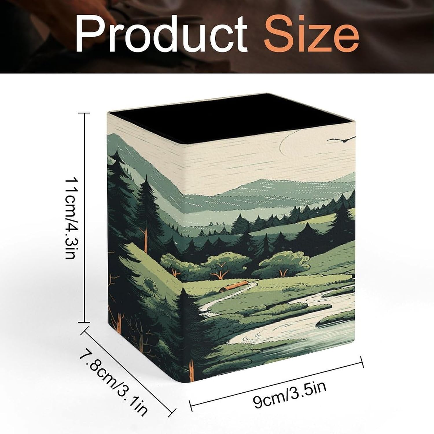 Outdoor Landscape Pencil Holder Pencil Cup Pen Holder image 2
