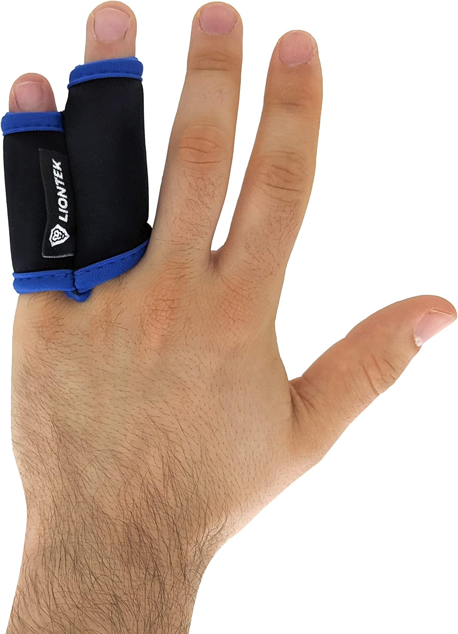 LIONTEK BJJ Outer Double Finger Sleeve Tape Replacement (Pinking/Pointer Middle Finger) (Small)