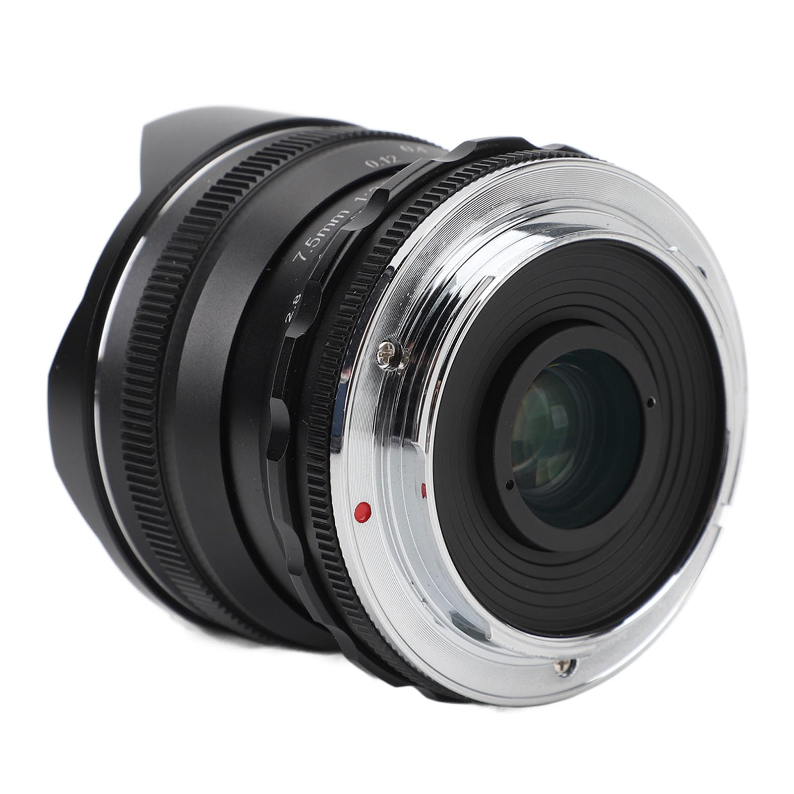 Obiettivo Fisheye da 7,5 Mm F2,8 Messa a Fuoco Manuale Grandangolare Fissa con 10 Lamelle del Diaframma per Fotocamera Mirrorless con Attacco E A7 A7II A7R A7RII A7S A7SII A6500